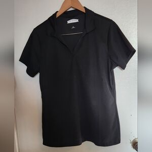 Driequip Black Short Sleeve Women's Polo